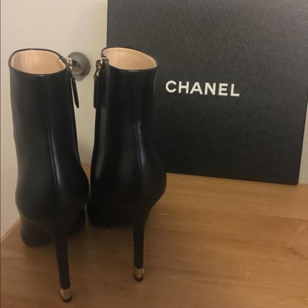 Chanel Black Boots / Booties (NEW)